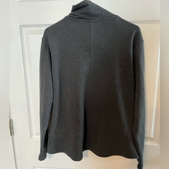 Puma Asymmetrical Dark Grey Zipper Sweatshirt Jacket - Picture 5 of 5